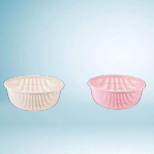 3-Piece Set of Hollow-Out Vegetable Washing Baskets, Kitchen