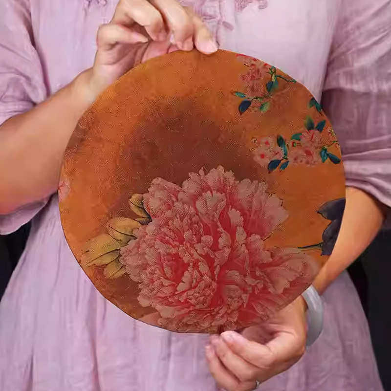 陌上手作香云纱圆形干泡茶席垫子新中式高端禅意双面隔热复古茶布,餐饮具,茶具礼盒,淘宝优惠券,粉丝福利购,淘宝优惠卷