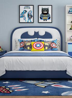 MGB69齐边轻奢儿童床现代简约美式1.5米床青少年公主床女孩北欧男