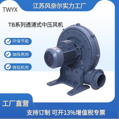 -风奈尔TB100-10.75KW中压风机铝壳材质燃烧机助燃吹吸两用