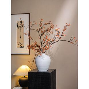 彷真花山归来干花摆件干枝造景中古风假花插花装饰干花长枝侘寂风