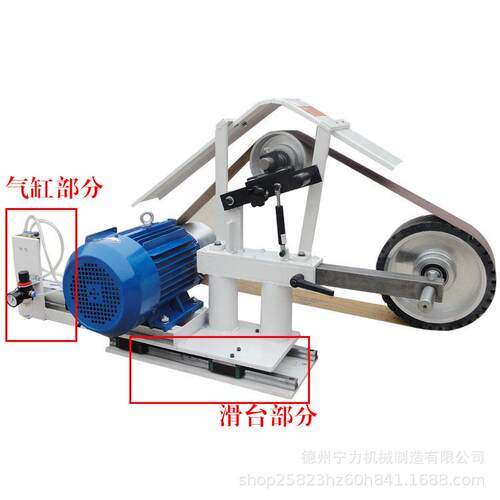 工业不锈钢管抛机磨床NIP带机气动外抛光打圆磨机台光式罐砂体砂