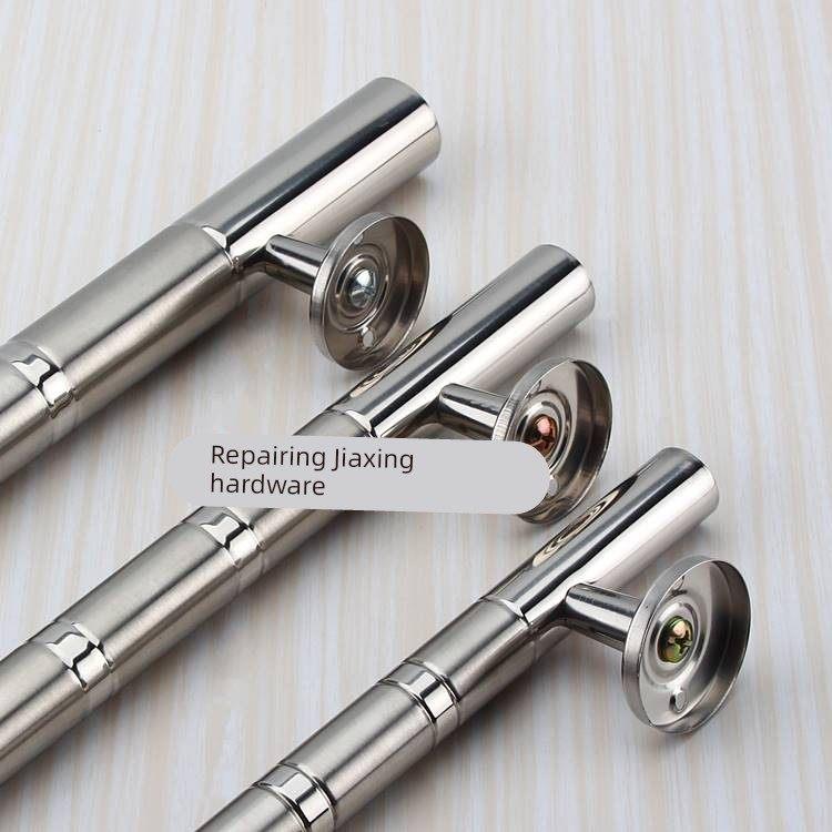 加厚不锈钢明装拉手双开木门把手老式防盗门大门铁门铝合金门拉