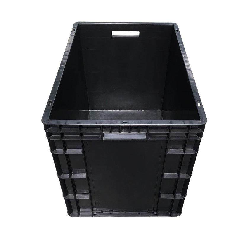 eu4644物流箱外径600*400*440汽车配件箱EU箱防静电