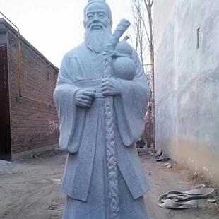 青石石雕人物石像医院广场汉白玉古代名人孙思邈四大药王雕像摆件