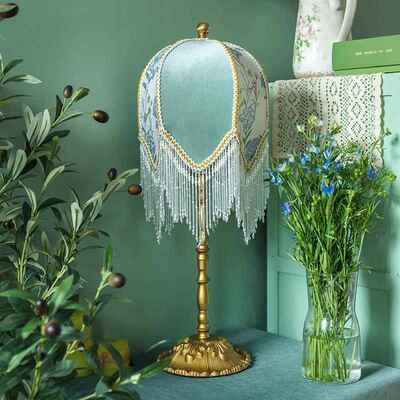 高档古典法式复古灯苏高级台感氛围灯卧ins少女心室美式乡村流床