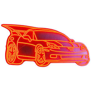 飾霓虹燈燈牌 led霓虹燈發光字創意車造型DIY亞克力霓虹燈裝