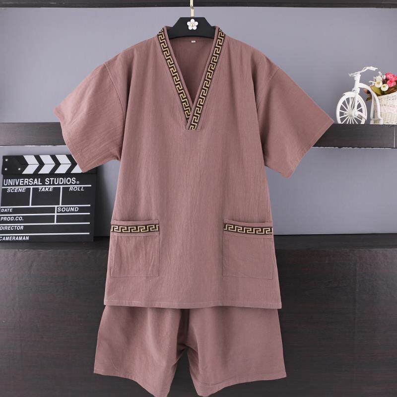A店F768MH9M6L2026新款汗蒸摩服男款纯棉桑拿足疗按洗浴足疗女士