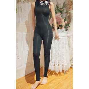 男女均可大码柔软无袖天鹅绒200D连身袜连体丝袜全包丝袜打底内衣