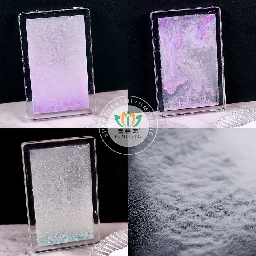 新品流麻闪粉云雾粉抖音热款云雾粉白色diy渐变粉流沙滴胶云雾粉