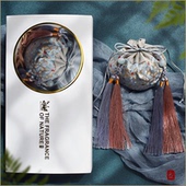 端午节香包香囊古风送女友礼盒装 艾草薄荷叶薰衣草灰色香袋荷包