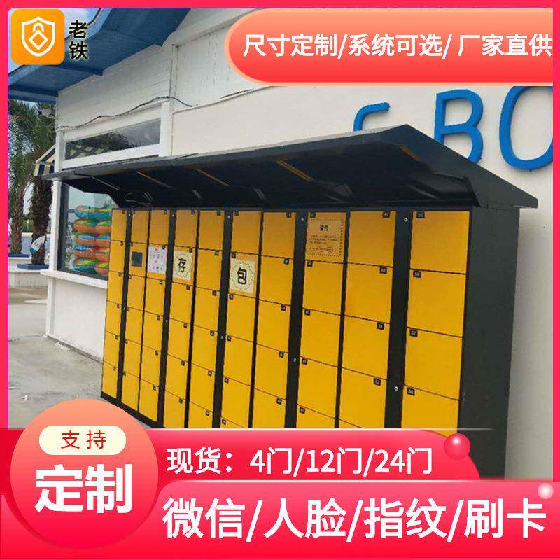 乐园智能微信扫码储物柜/共享电子存包柜/二维码寄存柜/双门收发
