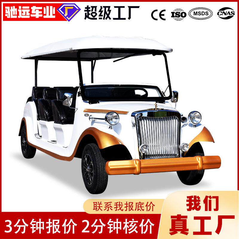 电动观光车景区旅游摆渡车民宿酒店接待楼盘售楼处看房接驳老爷车
