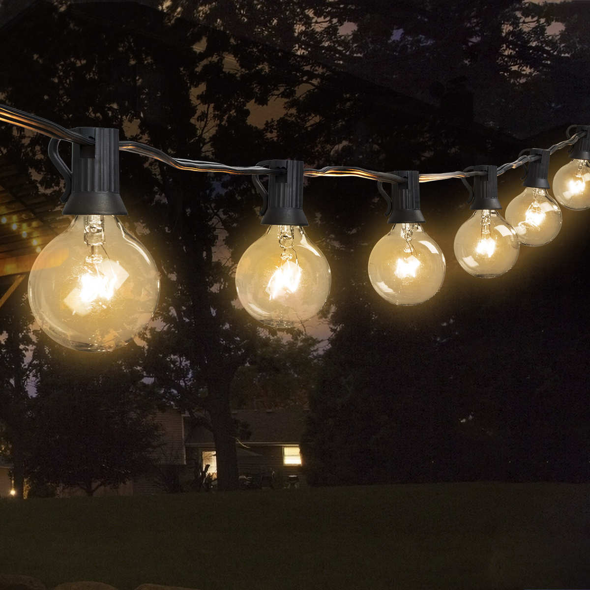 灯直销g40防水串串星球美50ft50规露营工厂串灯钨丝灯室外灯