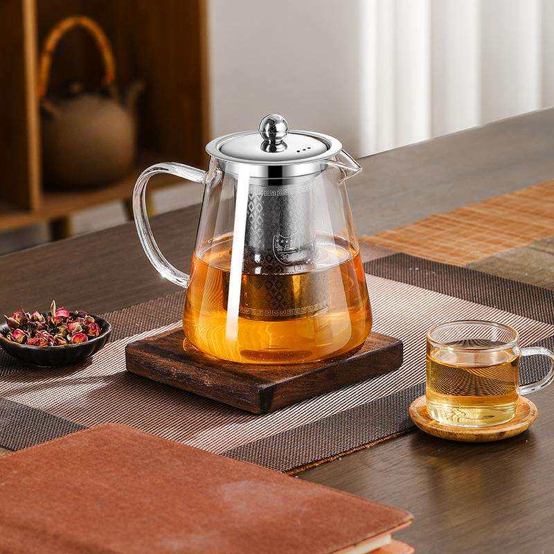 茶壶泡茶家用茶具套装2024新款茶水壶分离茶杯高硼硅玻璃煮泡茶壶