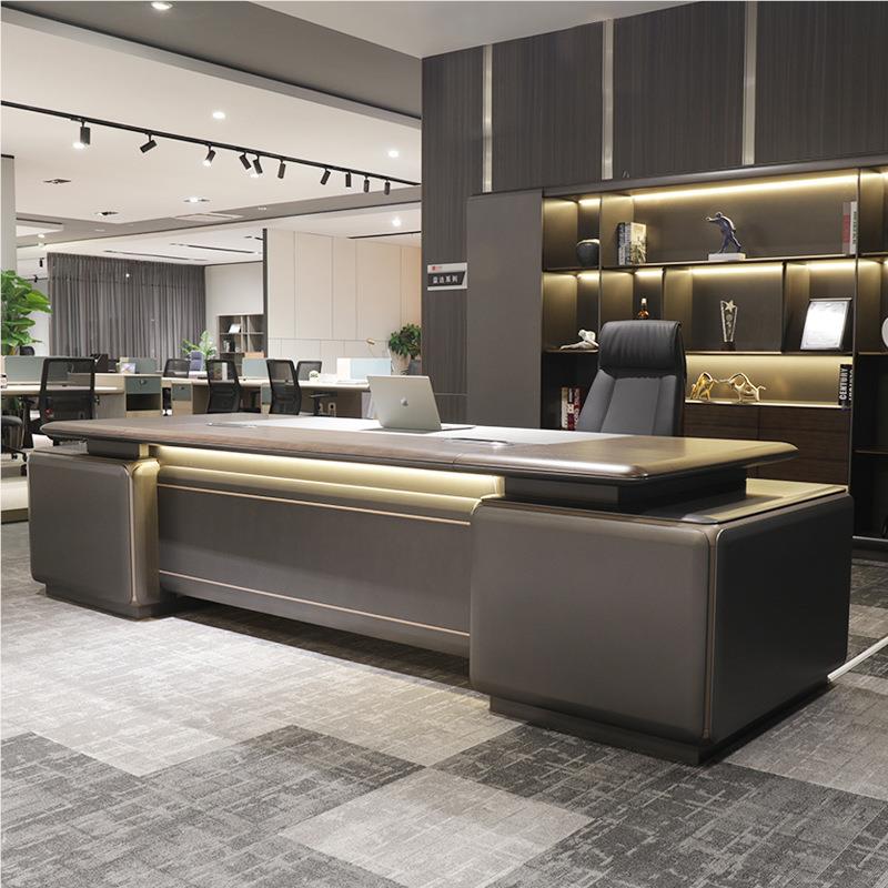 款现代简约色办公家具板培训式新桌长条YYD大型会议台洽谈灰桌