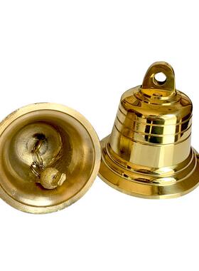 新款直销铜铃铛 黄铜铃铛大小号铜风铃挂件 喇叭铜钟 挂饰