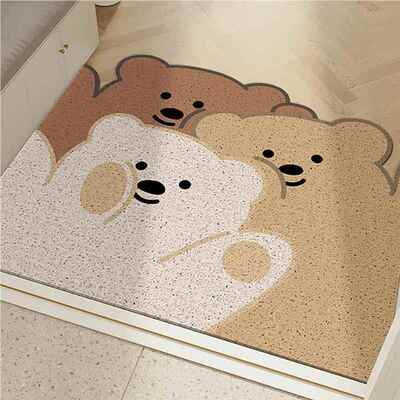 地垫垫卡通可裁剪地毯进门chw08FTR蹭防滑家用土耐磨垫卡通pv地c