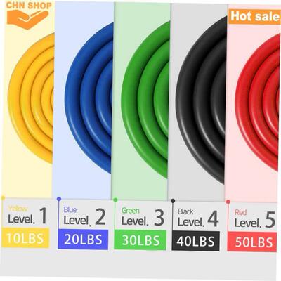 11pcs Resistance Band Gym Equipment Rubber exercise Band