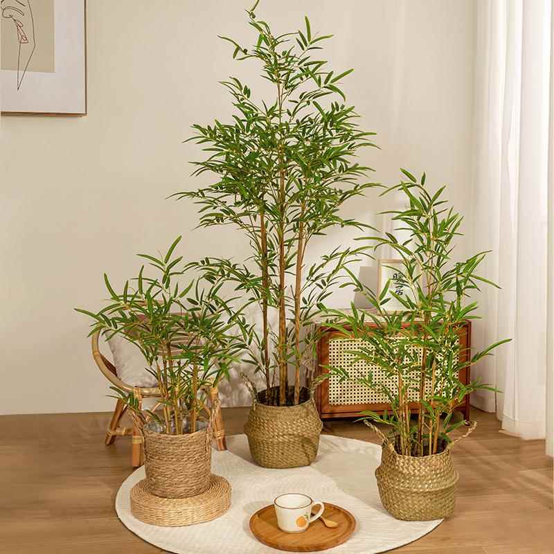 仿真绿植竹子盆栽室内装饰户外园林造景摆件人造假竹子迷你竹子