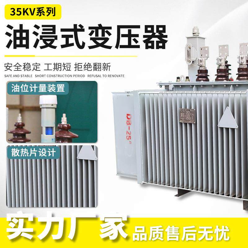 35KV户外油浸式变压器800kva双绕组无励磁有载调压SZS9配电变压器