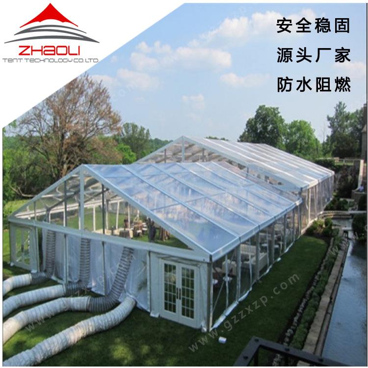 户外铝合金透明婚庆篷房派对活动酒会接待活动透明帐蓬生产厂家