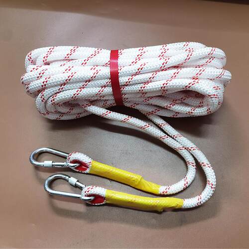 安全绳编织双钩高空作业逃生绳空调装机多用尼龙绳16mm电力牵引绳