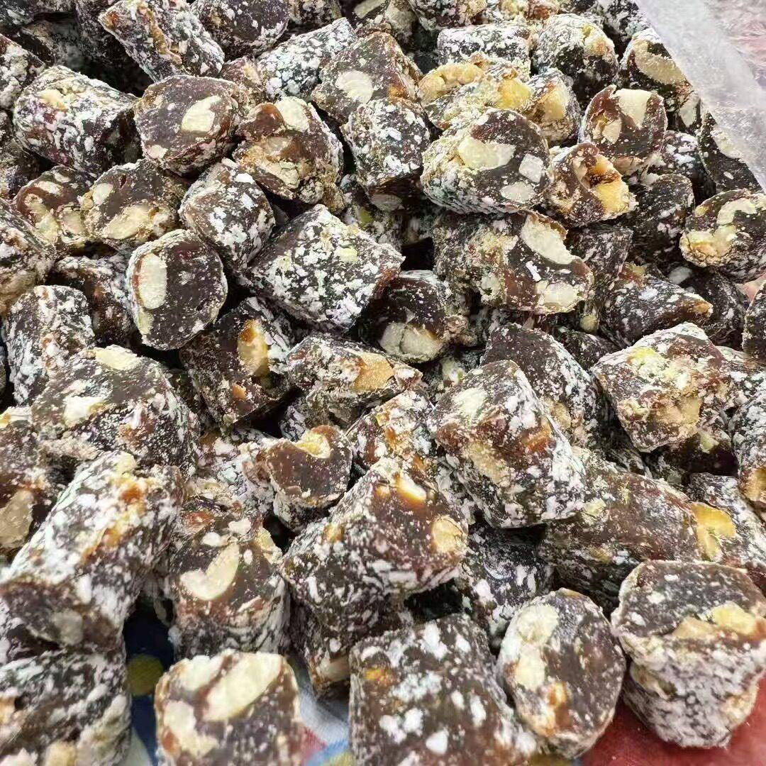 花生姜糖土姜糖红糖姜汁软糖软姜糖夹心糖果梅州客家特产400克