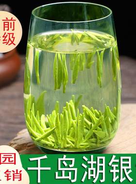 千岛银针2024新茶明前特级绿茶雀舌千岛湖茶叶特产玉叶毛尖礼盒装