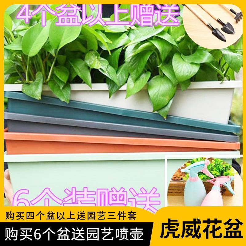 长方形花盆霍伦长条特大号家用阳台种菜盆室内特大种植箱厂家现货