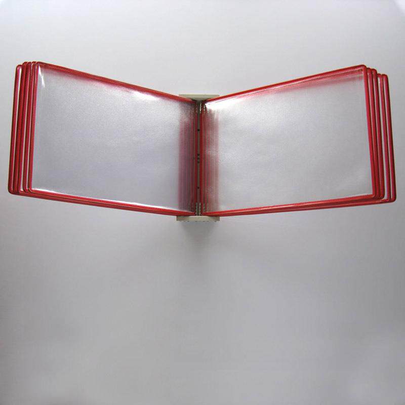 1示0页展架横向翻页文夹件夹料挂资式文件袋磁5434性挂式