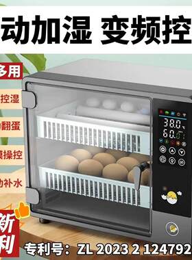 全自动上水加湿孵化器小鸟鹦鹉鸽子芦丁鸡鸭鹅孔雀自动翻蛋孵化机