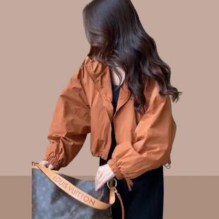 小个子休闲时尚 防晒衣外套女短款 爆款 新款 防晒服夹0325e 2026夏季