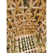 竹制品竹编收纳筐竹篮子插花篮子方形杂物筐工艺品竹箩