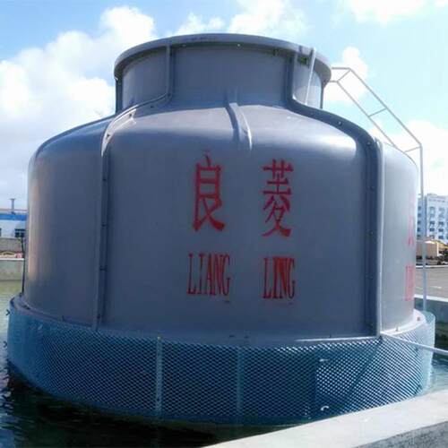 东莞厂LLT-H家供玻08到100吨 高温璃钢直冷却塔逆流圆形散热凉水