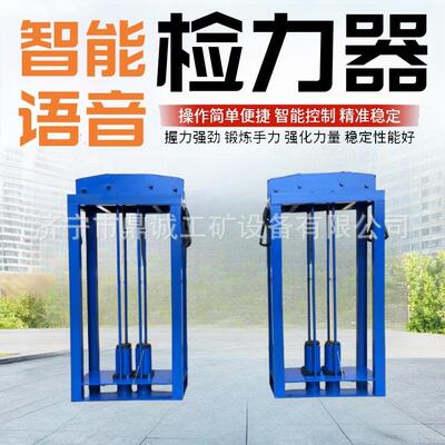JLQ-20型矿用救援比武检力器训练拉力器双人位碳钢语音数显检力器