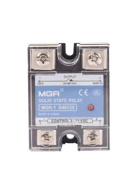 美格尔固态继电器 MGR-1 D48120单相直流控交流固态继电器