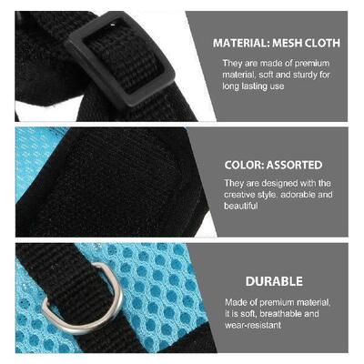 Pet Leash Rabbit Harness Small Sturdy Guinea Pig Hamster