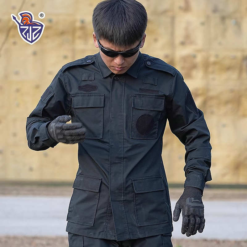 阻击者春秋作训服套装比武训练服耐磨作训裤吸汗抗污战训服教官服