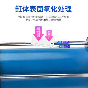 160 125 200 250 400非标定 QGB全铁铝重型气缸大推力80 320 100