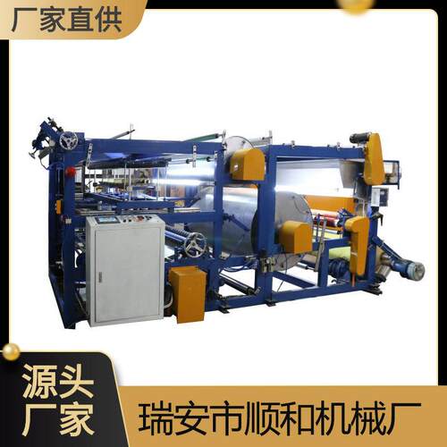 全自动三道贴锡箔机全自动锡箔贴金机金银纸生产加工设备烧纸机