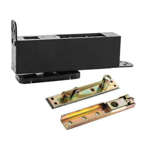 免挖坑木门地弹簧有框门自动关门器隐藏式缓冲定位木门黑色地弹簧