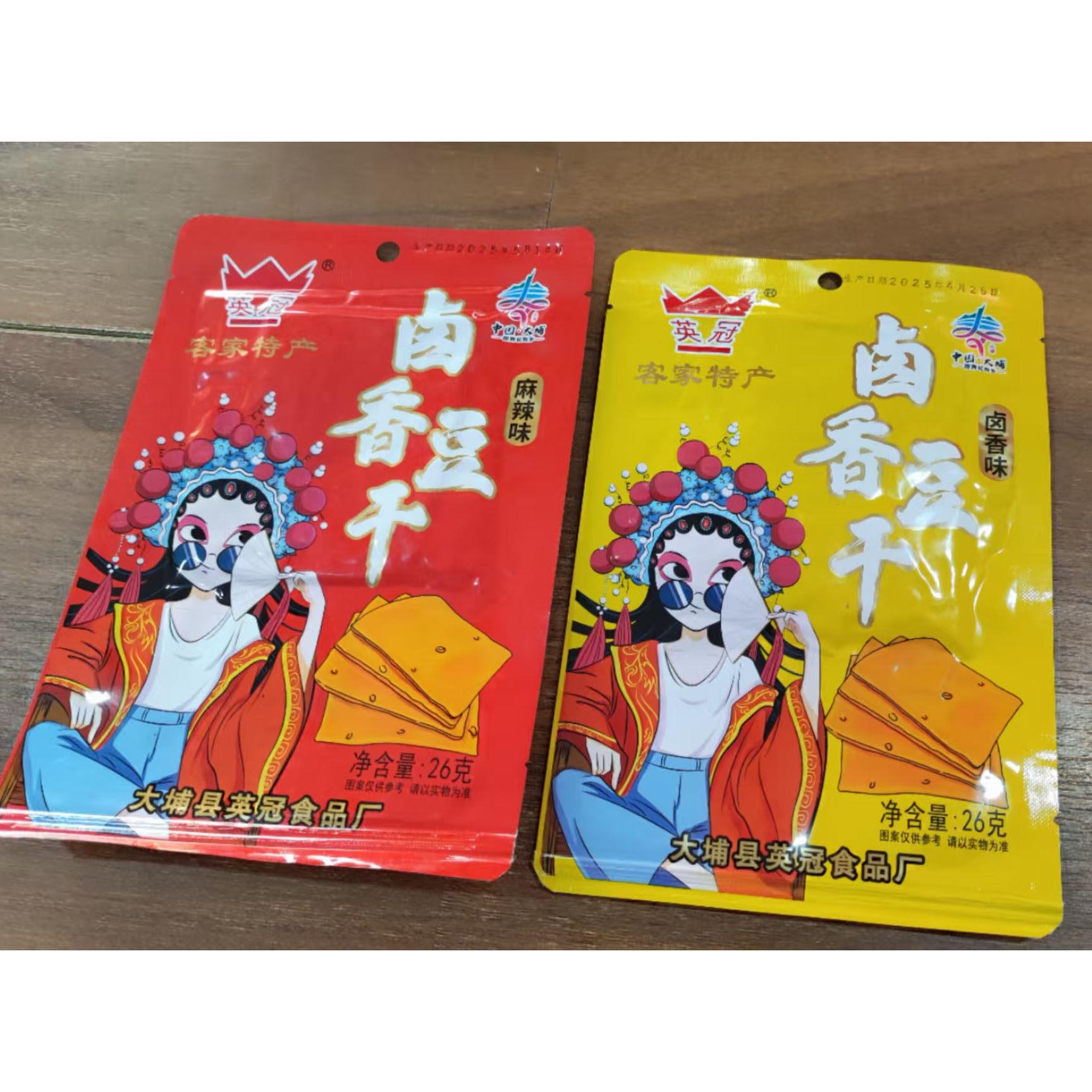 英冠豆腐干 卤香味 麻辣味 软豆干 炸豆干 白豆干 传统软豆干