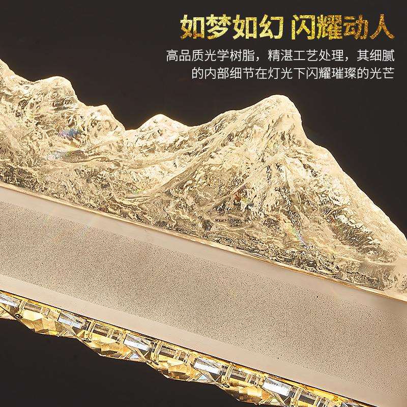 2024新款现代简约餐厅吊灯后现代吧台餐桌灯极简个性一字长条吊灯