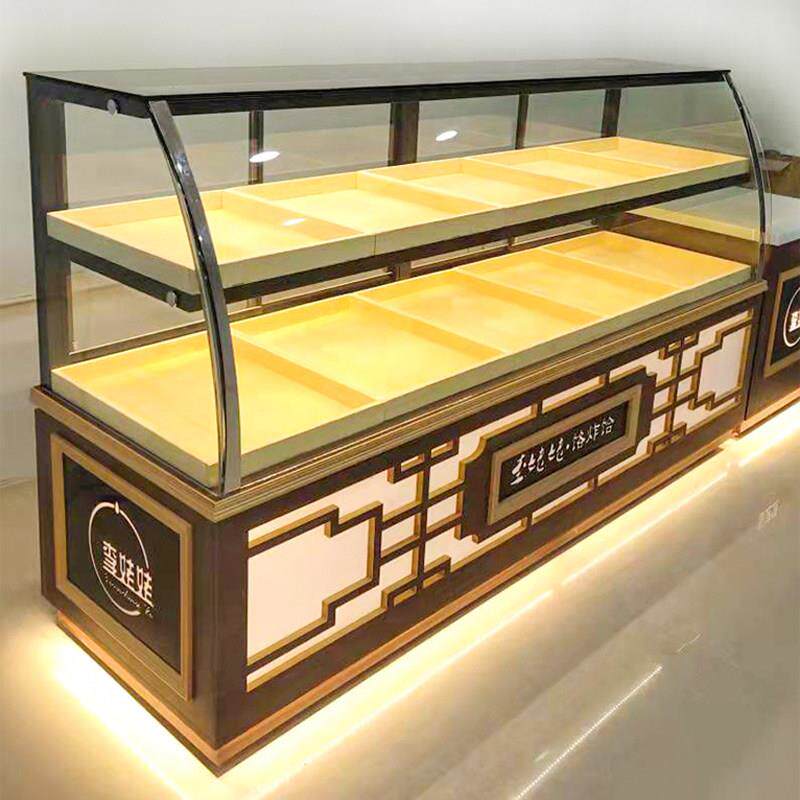 糕点柜 面 面包柜 弧形展示柜商用烘焙桃酥柜蛋糕柜可推拉面 面包
