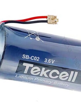 原装全新SB-C02锂电池3.6V伏2号C型TEKCELL流量计检测仪表PLC伺服