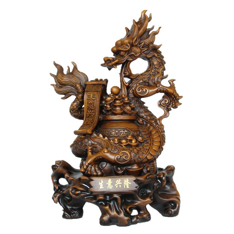 龙摆件家居客厅酒柜树脂工艺品公司吧台办公室装饰礼品节庆礼品