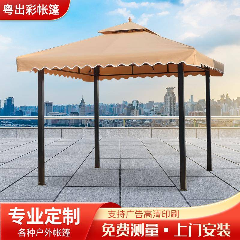 遮阳四柱凉亭户外庭院露天帐棚罗马四脚别墅梁亭厂家现货雨棚