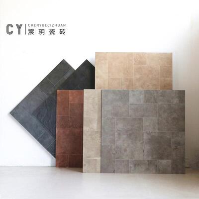 莱姆石800x800古堡砖户外庭院瓷砖自建房院子厨卫阳台防滑地板砖