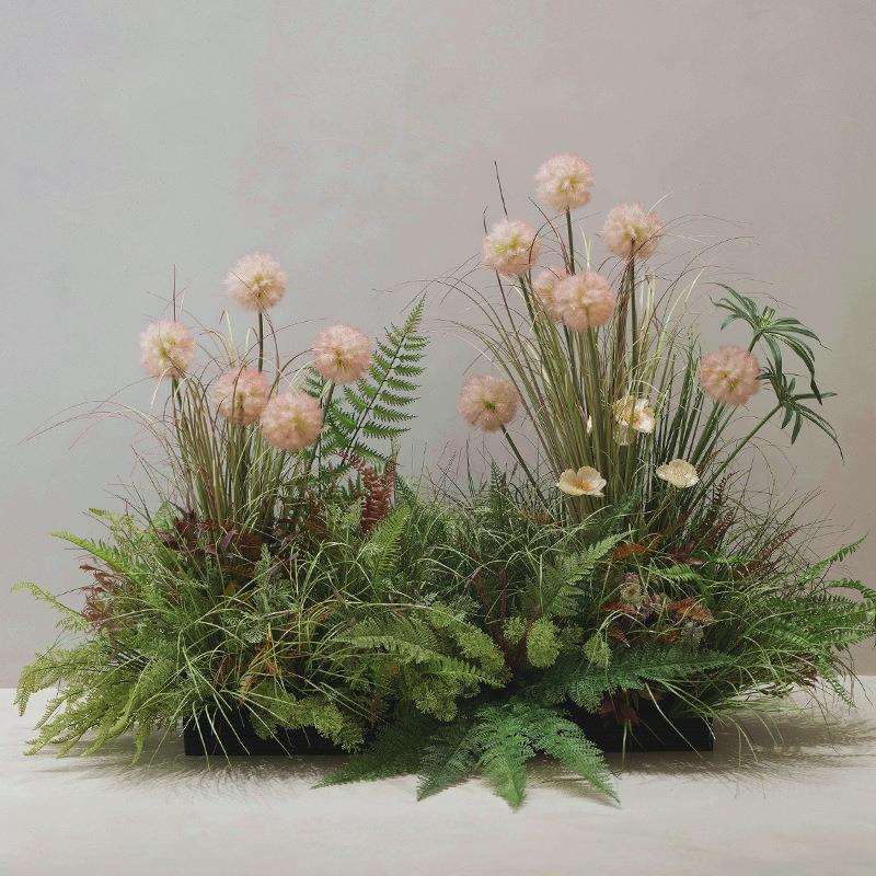 仿真植物落地绿植蒲公英芦苇草丛室内空间园林造景橱窗装饰摆件